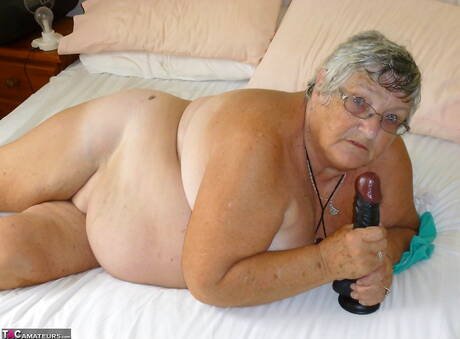 TAC Amateurs xxx pics collection featuring Grandma Libby in sex with dildo